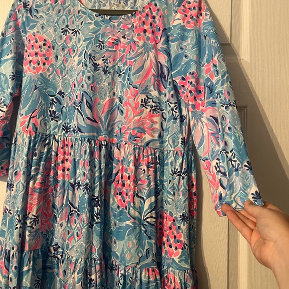 Lilly Pulitzer Quarter Sleeves Medium Geanna Dress - Picture 3 of 3